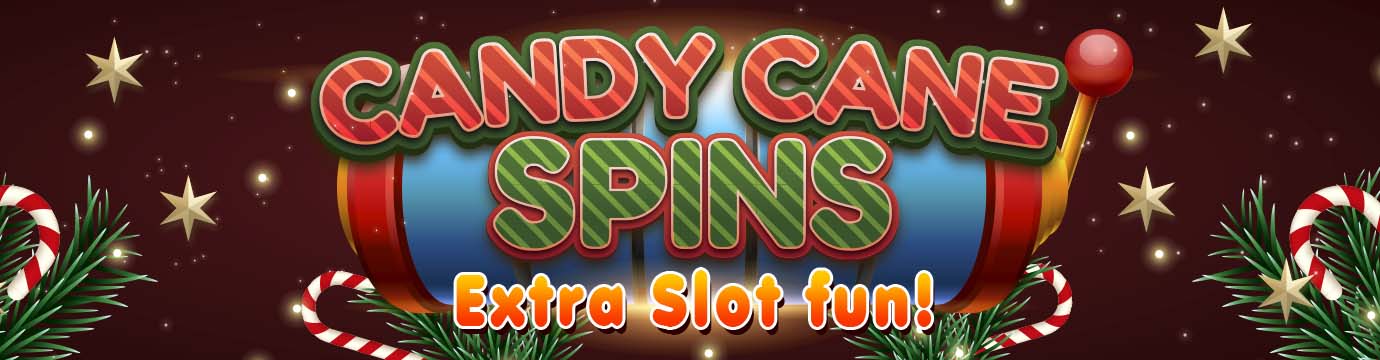 Candy Cane Spins Banner