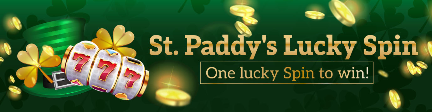 St Paddy’s Lucky Spin Banner